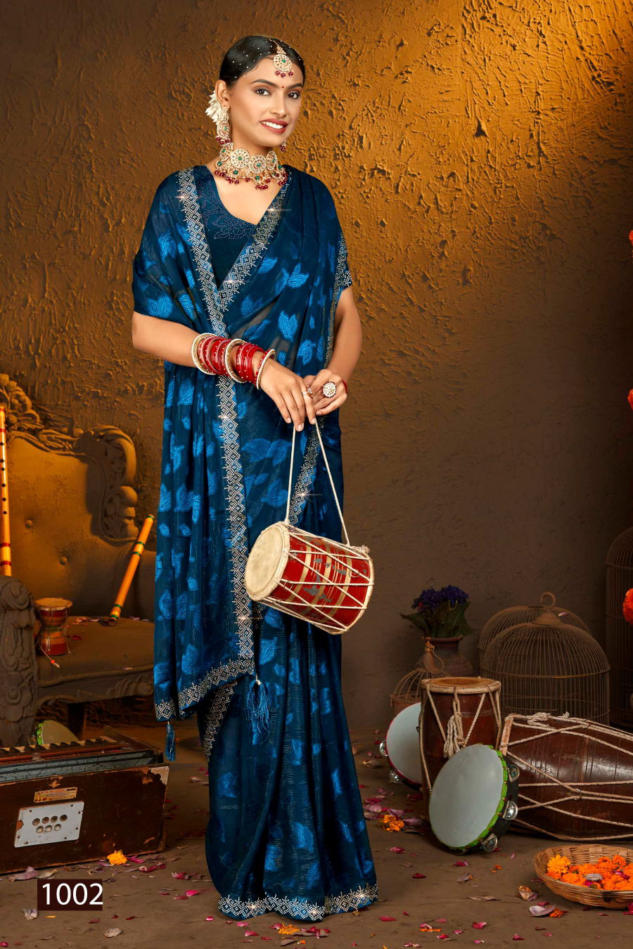 Saroj Radha Rani Fancy Fabric Designer Saree Catalog
